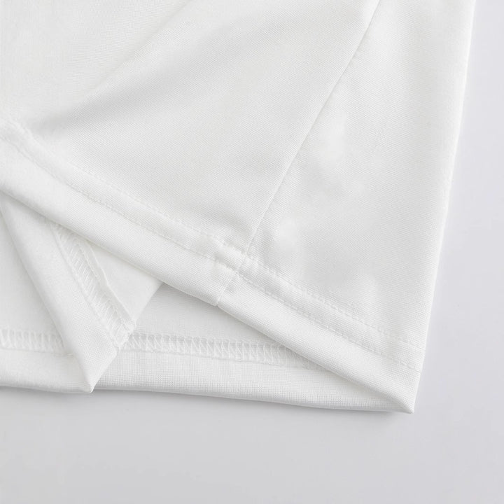 Dame Crop-T-skjorte med unikt hodeskalle-design Skjora