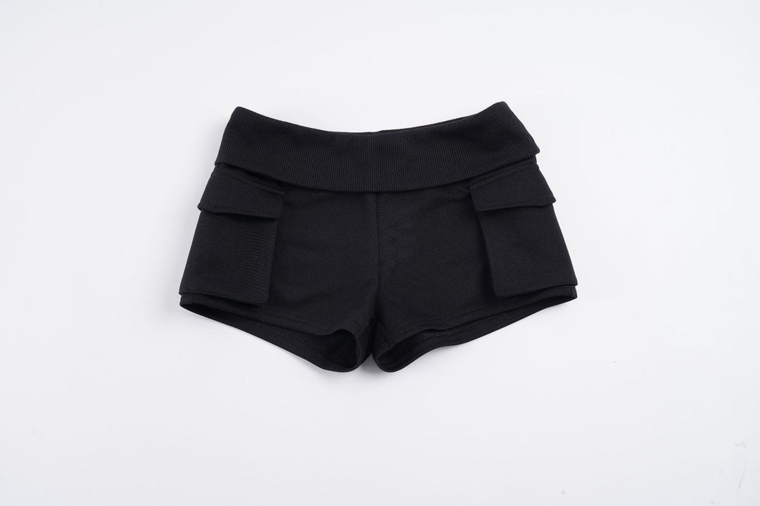 Dame Fashion Shorts med praktiske lommer og høy midje Skjora