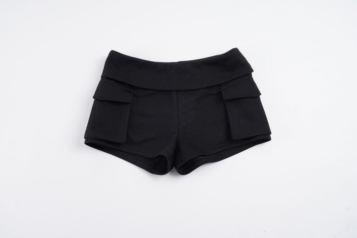Dame Fashion Shorts med praktiske lommer og høy midje Skjora