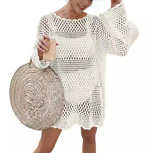 Damer luftig heklekjole Skjora