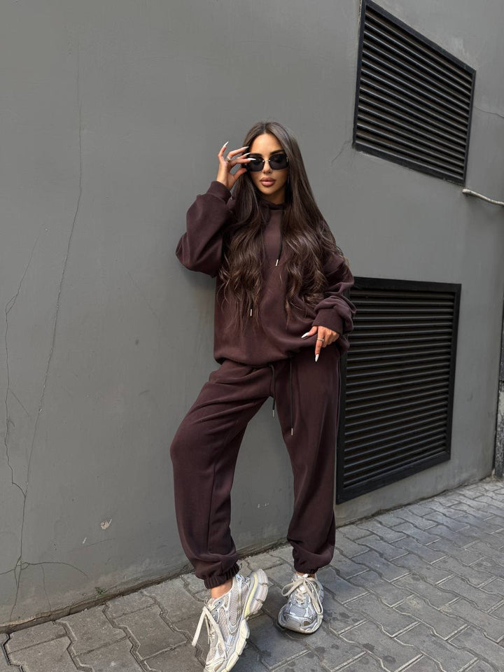 Kvinnenes komfortable oversized fritidssett Skjora