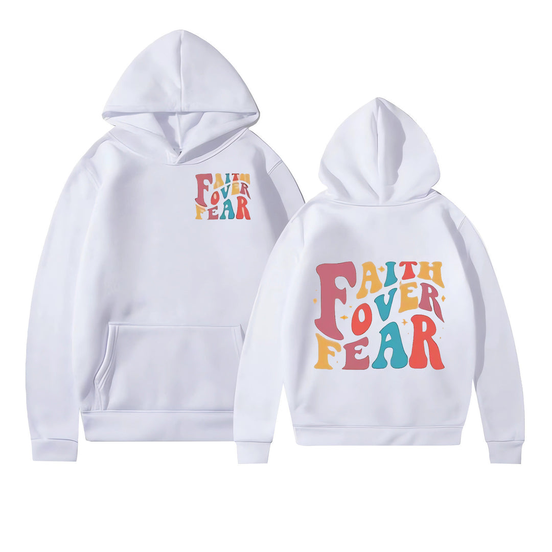 Dame hoodie med unikt grafisk display Skjora