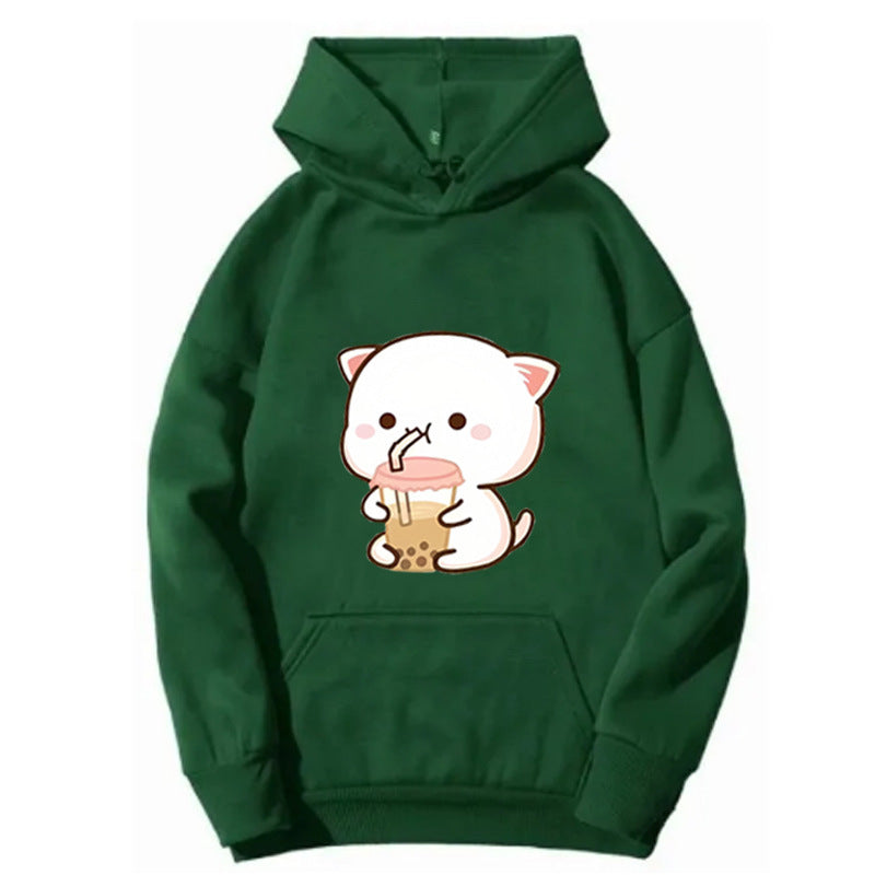 Damen Kapuzenpullover mit süßem Tiermotiv Skjora
