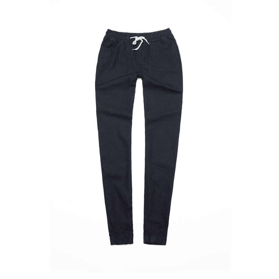Dame Sporty Denim Joggebukse Skjora