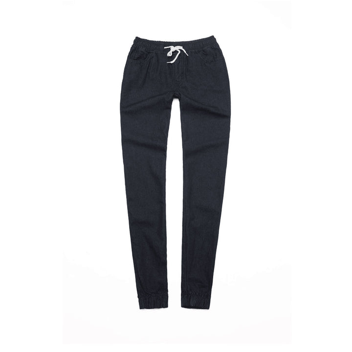 Dame Sporty Denim Joggebukse Skjora