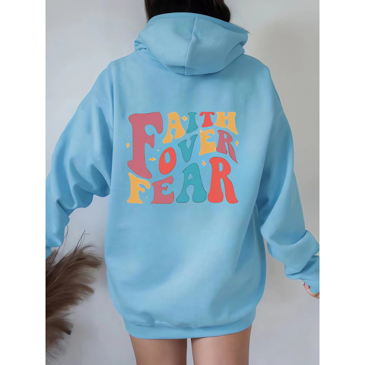 Dame hoodie med unikt grafisk display Skjora