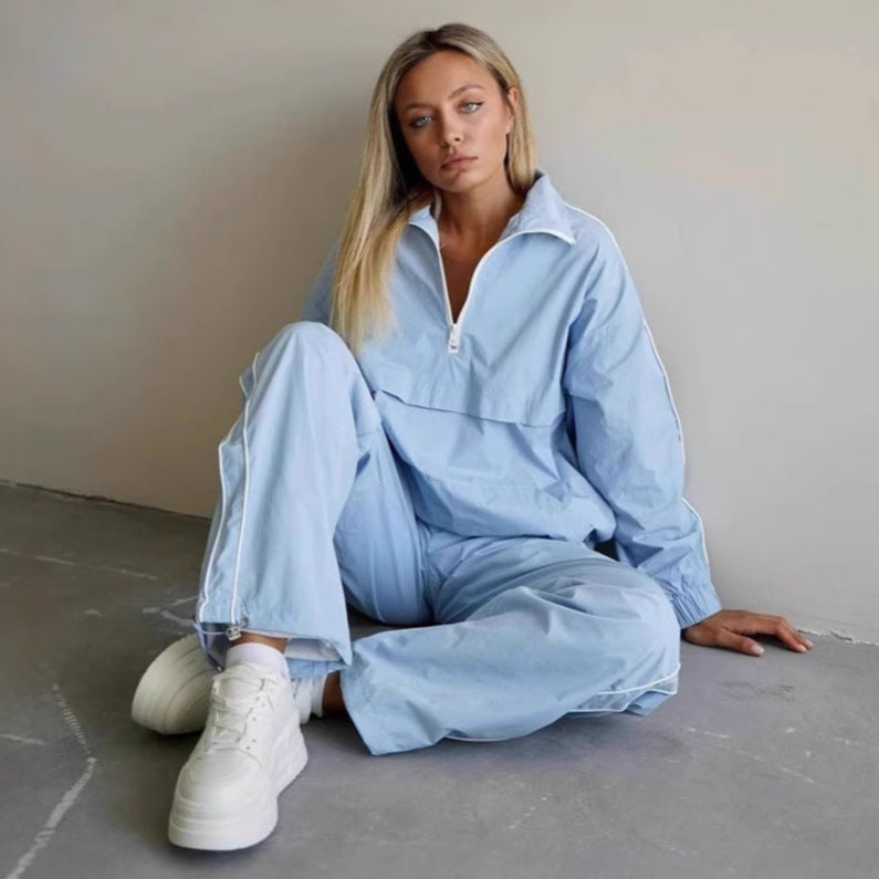 Women's sports jacket with stand-up collar and half-zip Skjora