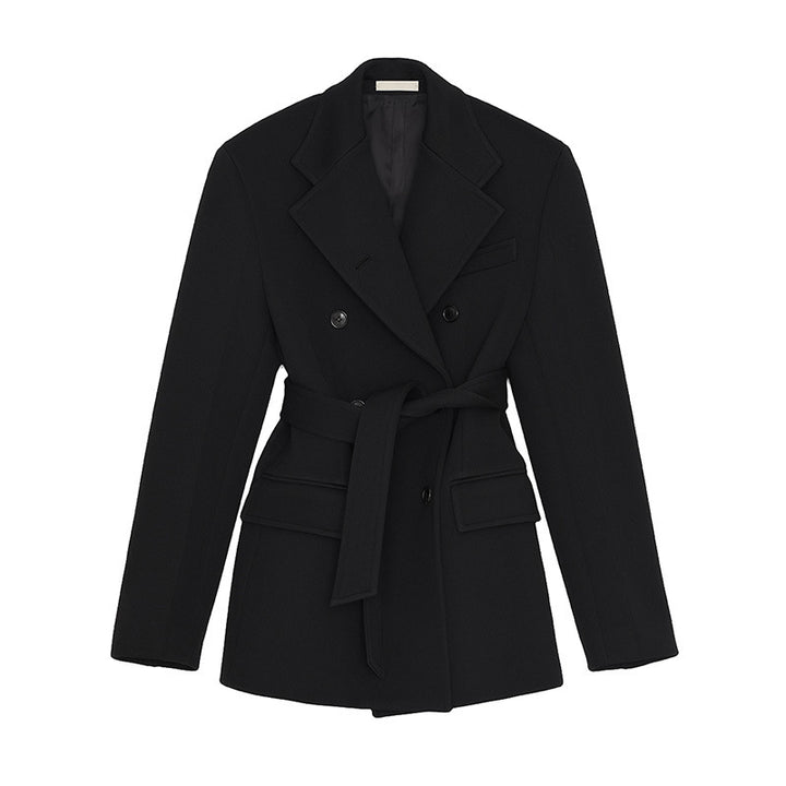 Damer elegant og figursydde blazer med dobbel knapprad Skjora