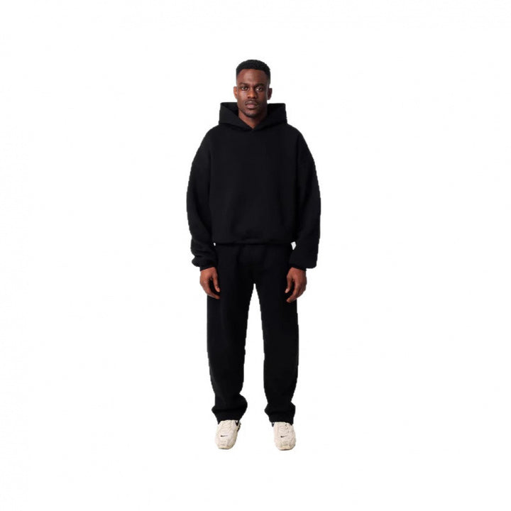 Kvinnenes Cozy Sweatshirt og Bukse Sett med Høy Krage og Casual Fit Skjora
