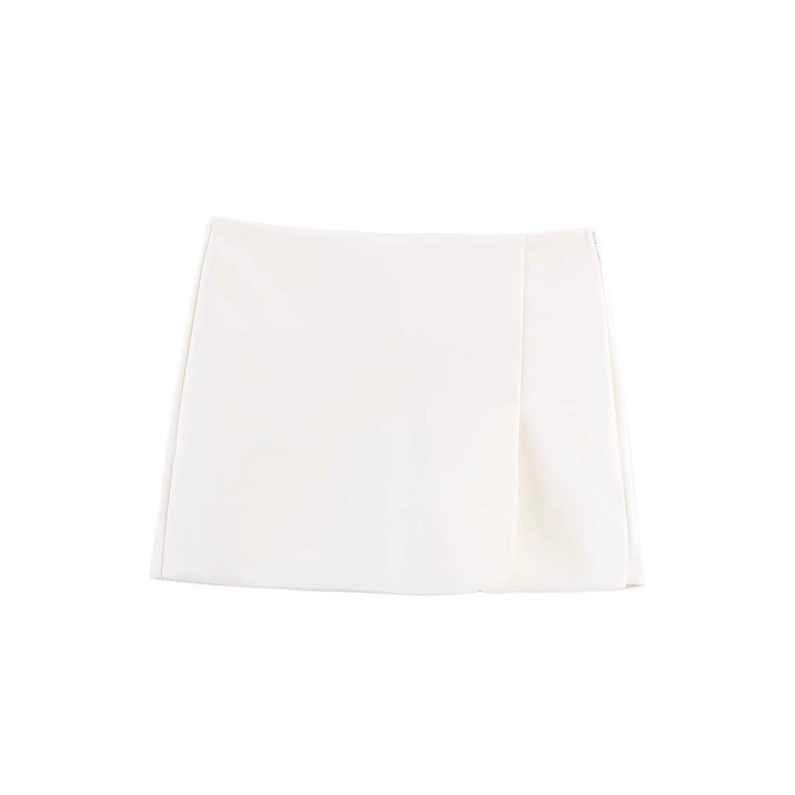 Dame Mini skjørt med eksklusiv snitt og elegant drapering Skjora