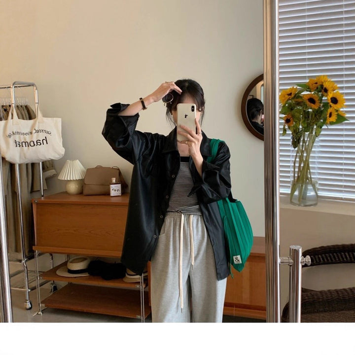 Kvinne yttertøy jakke i moderne oversized stil med praktiske lommer Skjora