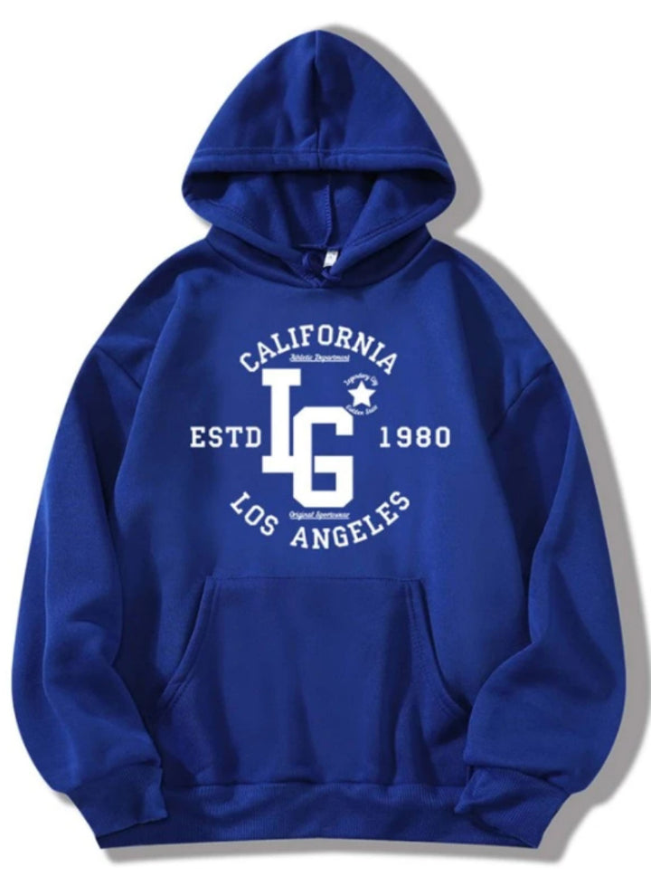 Dame hettegenser med sporty California-print Skjora