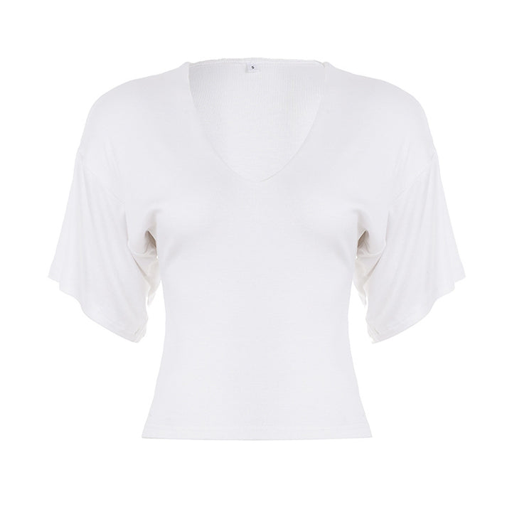 Damer V-hals Oversized-skjorte Skjora