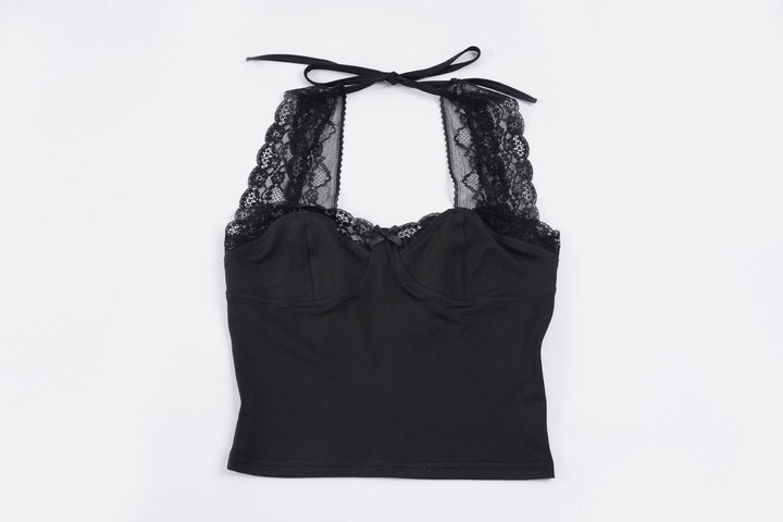 Dame Spagettibånd Camisole med elegant snitt og lekne detaljer Skjora