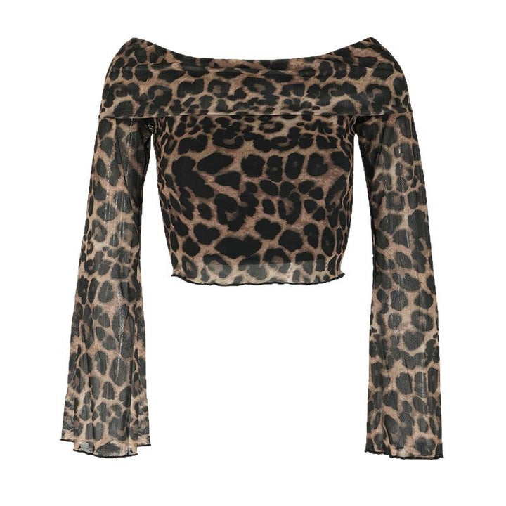 Dame Off-Shoulder Bluse med vidt utsvingte ermer Skjora