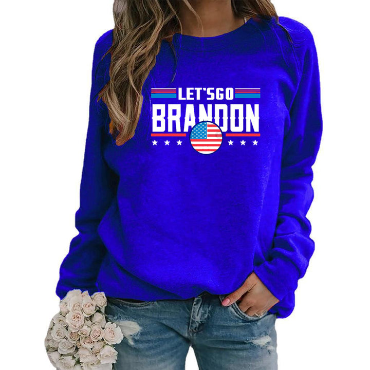 Dame sweatshirt med moderne statement design Skjora