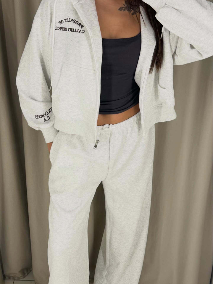 Dame moteriktig sweat suit sett med høy bærekomfort og avslappet passform Skjora