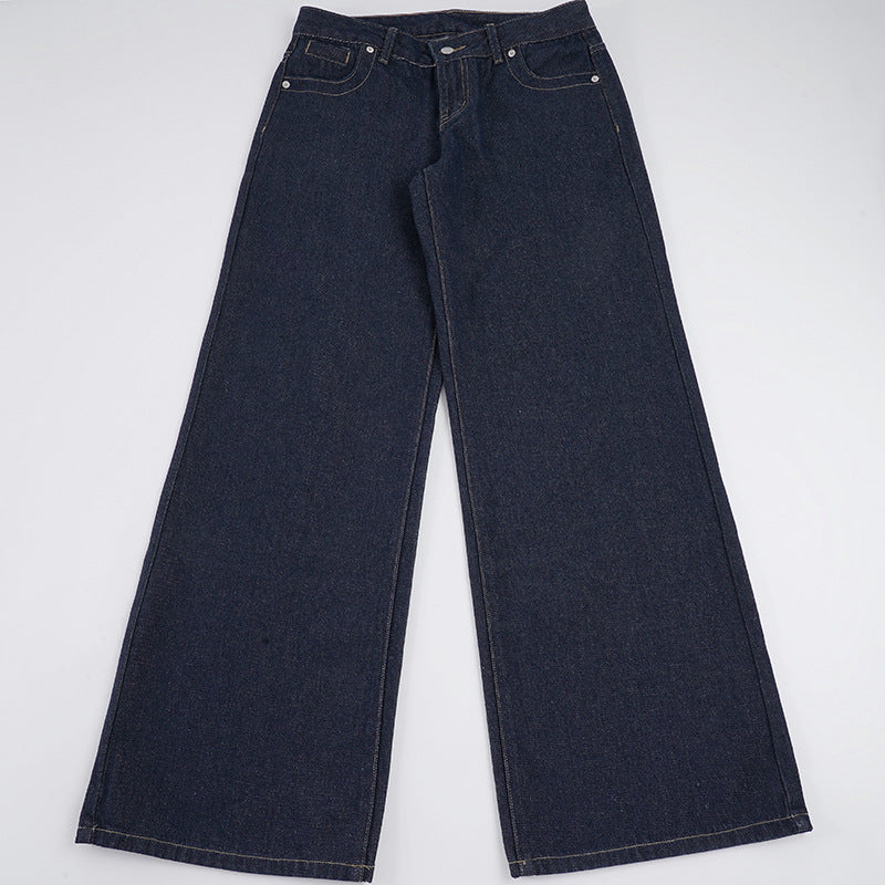 Dame Vide Jeans i avslappet snitt Skjora