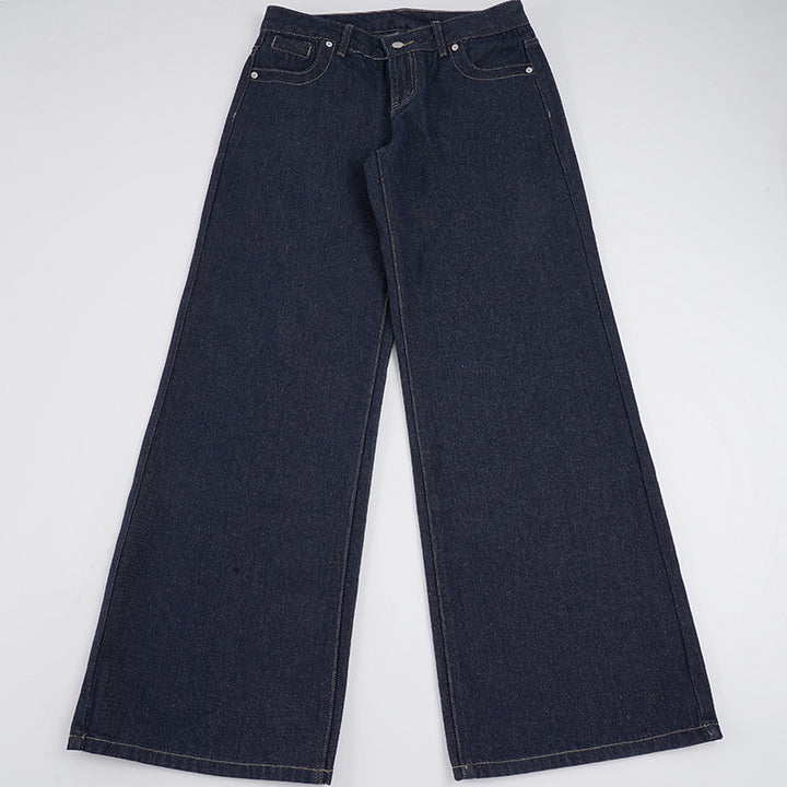 Dame Vide Jeans i avslappet snitt Skjora