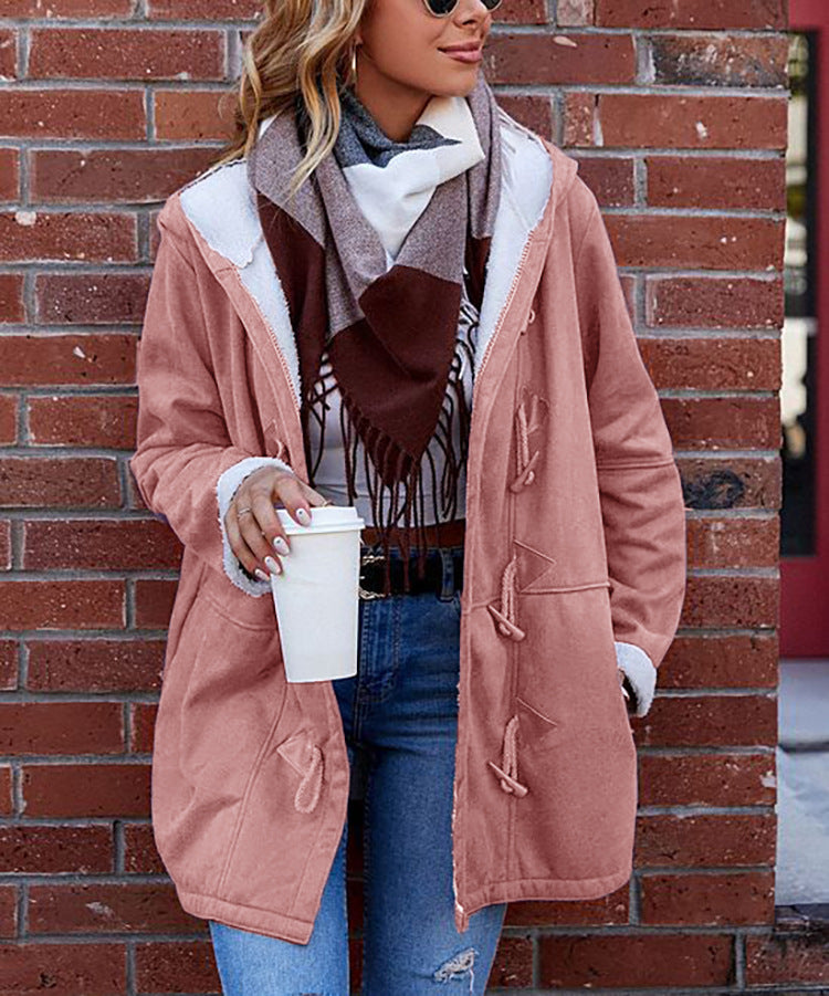 Women's comfortable and stylish outdoor jacket with fleece lining and adjustable drawstring Skjora