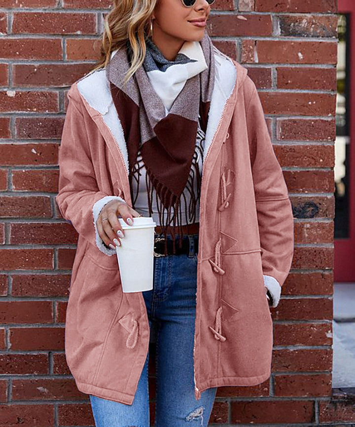 Women's comfortable and stylish outdoor jacket with fleece lining and adjustable drawstring Skjora