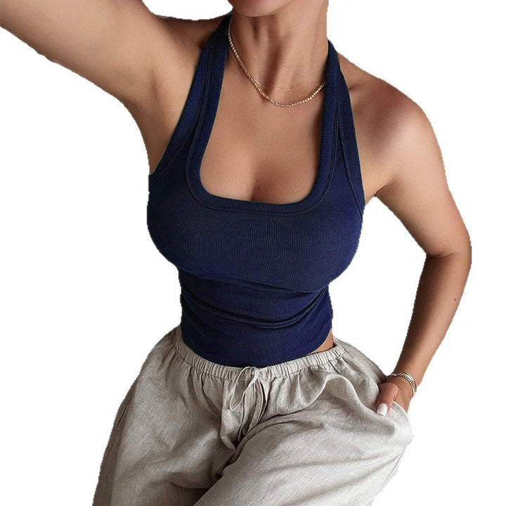 Dame Sportslig Tanktop med ryggfri utforming Skjora