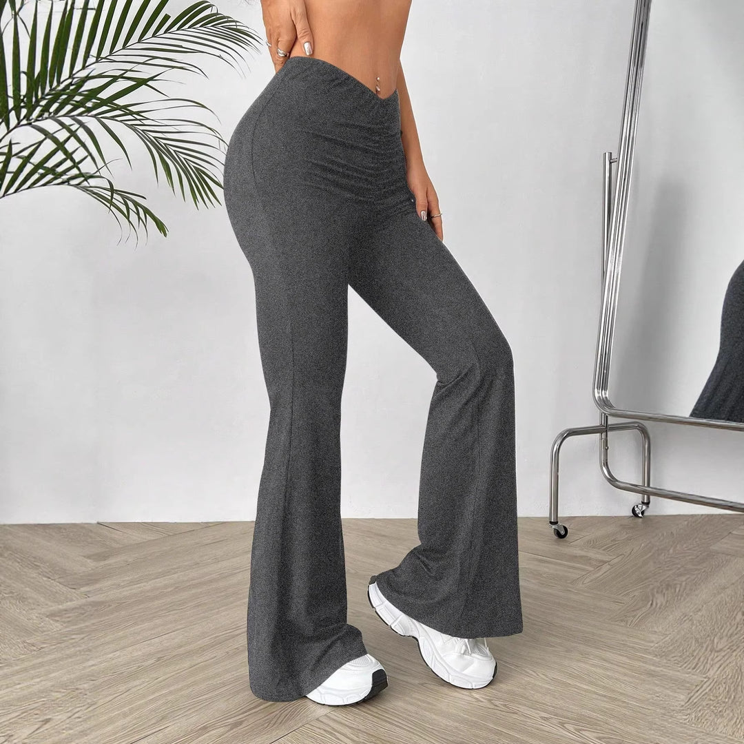 Dame høyt midje bootcut-bukse Skjora