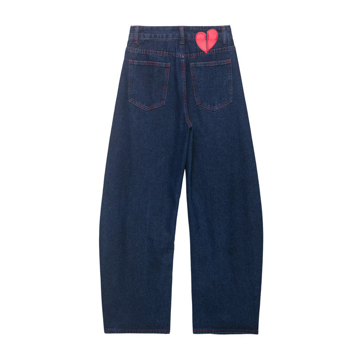 Dame Vide Jeans i avslappet snitt Skjora