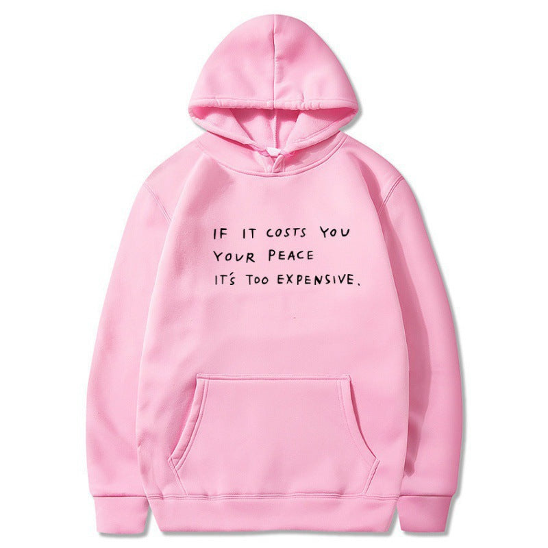 Dame hoodie med inspirerende sitat og komfortabel passform Skjora