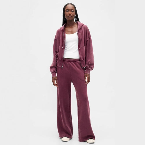 Women's casual hoodie and wide leg sweatpants set Skjora