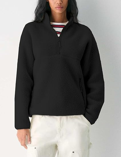 Kvinne Fleece Genser Skjora