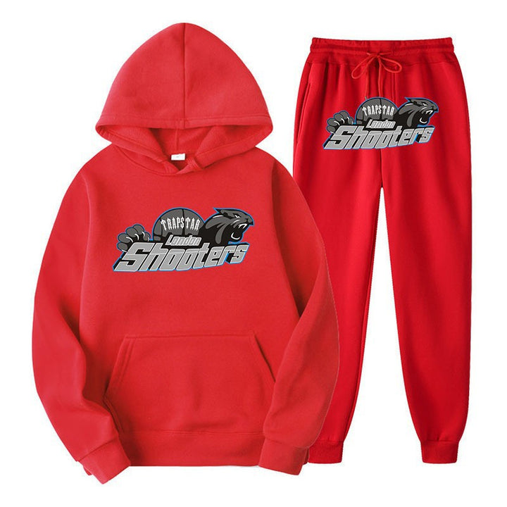 Dame herre hoodie og jogger-sett med urbant sportdesign Skjora