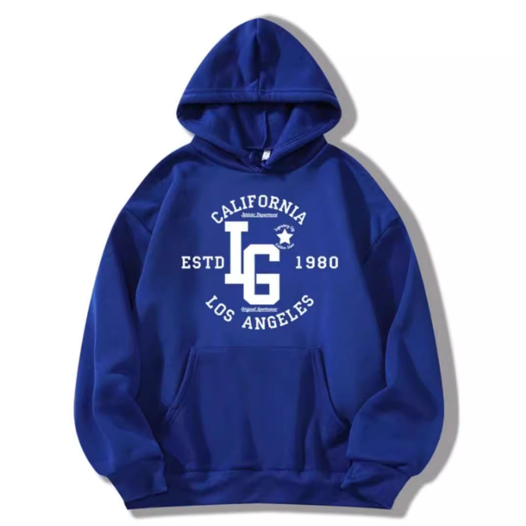 Dame hettegenser med sporty California-print Skjora
