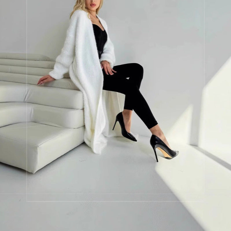 Damer elegant strikket kåpe Skjora