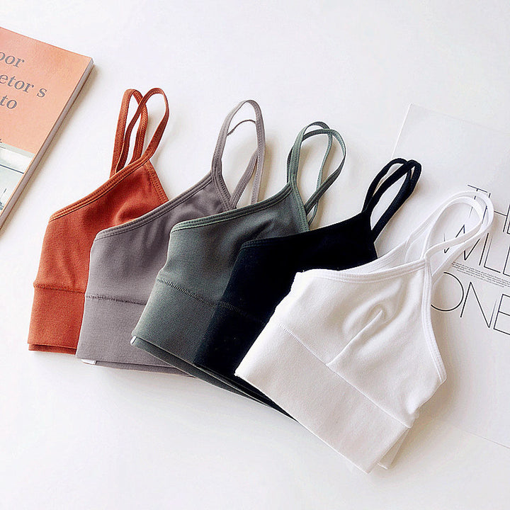 Dame Bikini-set med elegant V-hals og justerbare stropper Skjora
