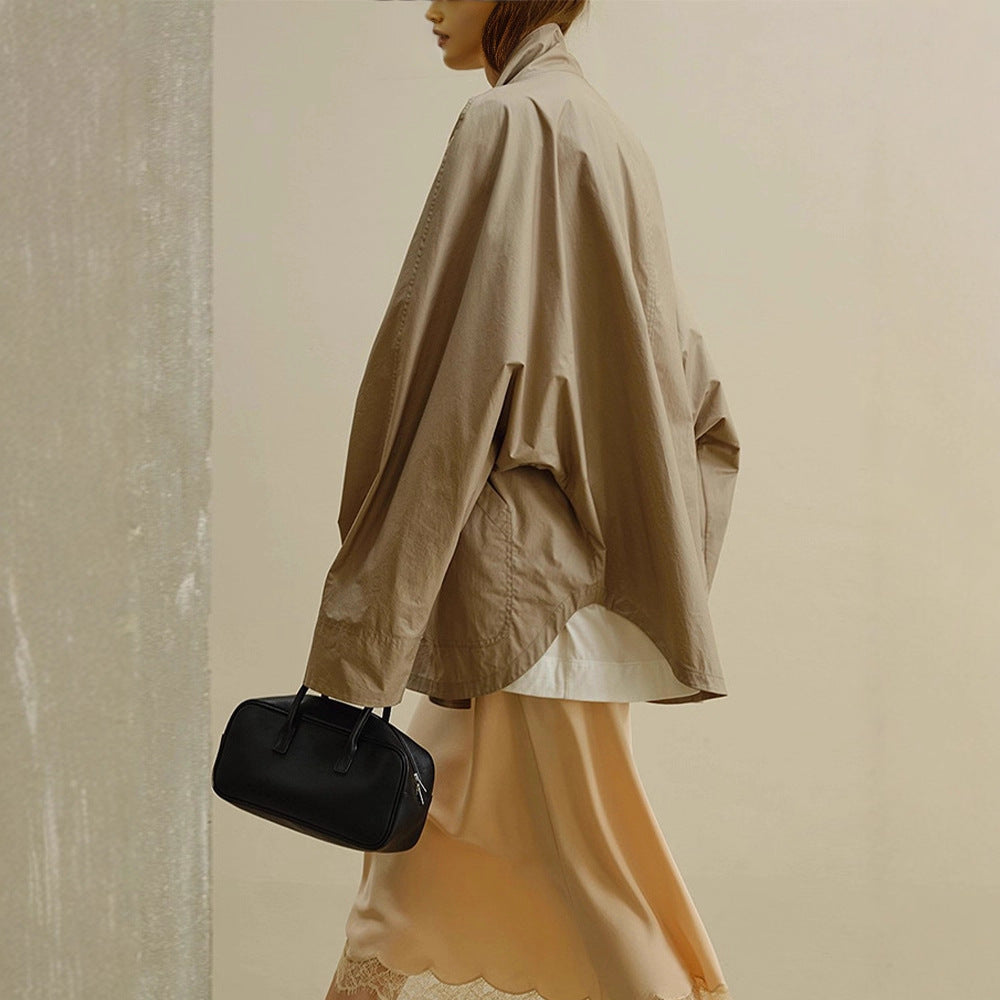 Dame elegant overgangsjakke i oversized snitt Skjora