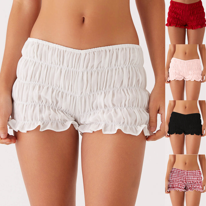 Dame Smock-Shorts med voluminøs snitt Skjora