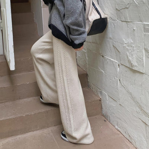 Dame Koselig Ribb Strikket Cardigan med Elegant Stå-Hals Skjora