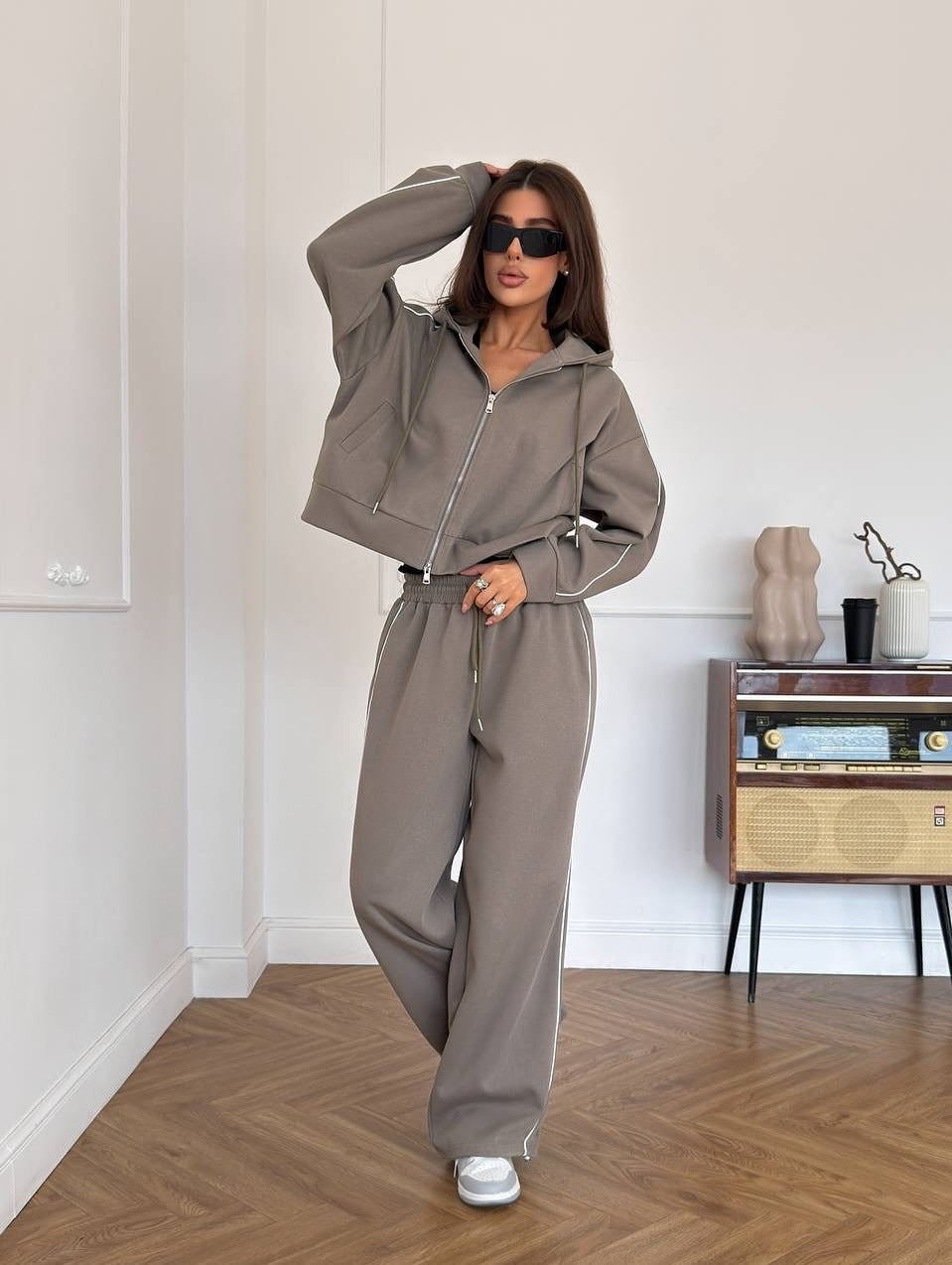 Dame sporty relax-set laget av høykvalitets jersey Skjora