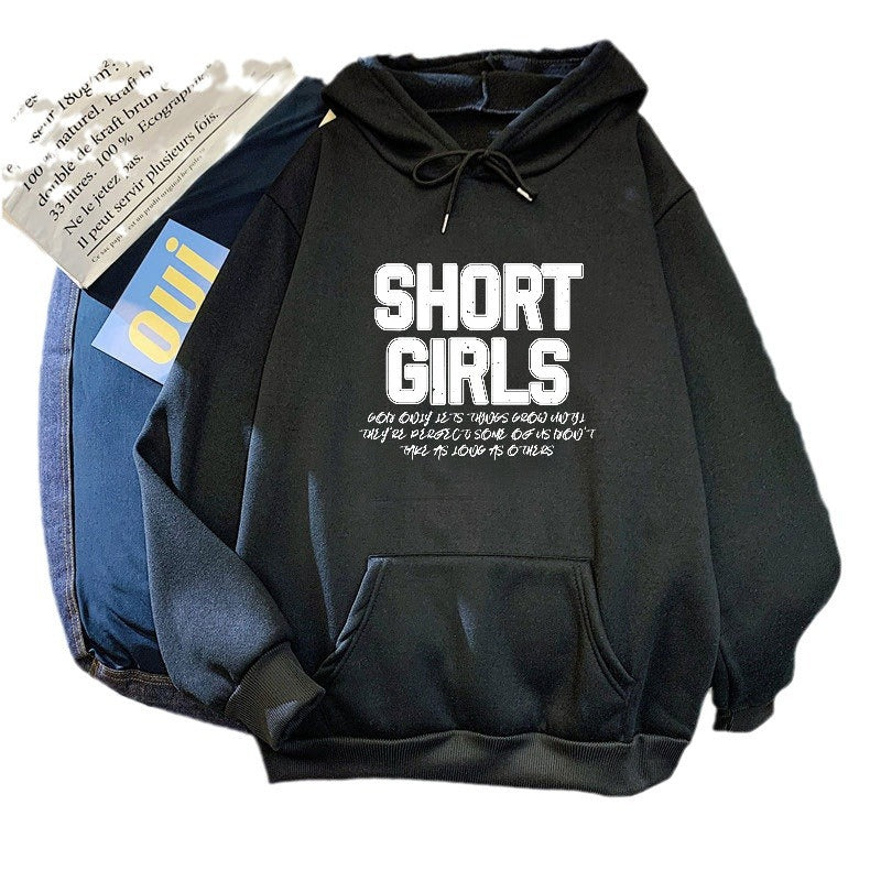 Women's hoodie with eye-catching lettering Skjora