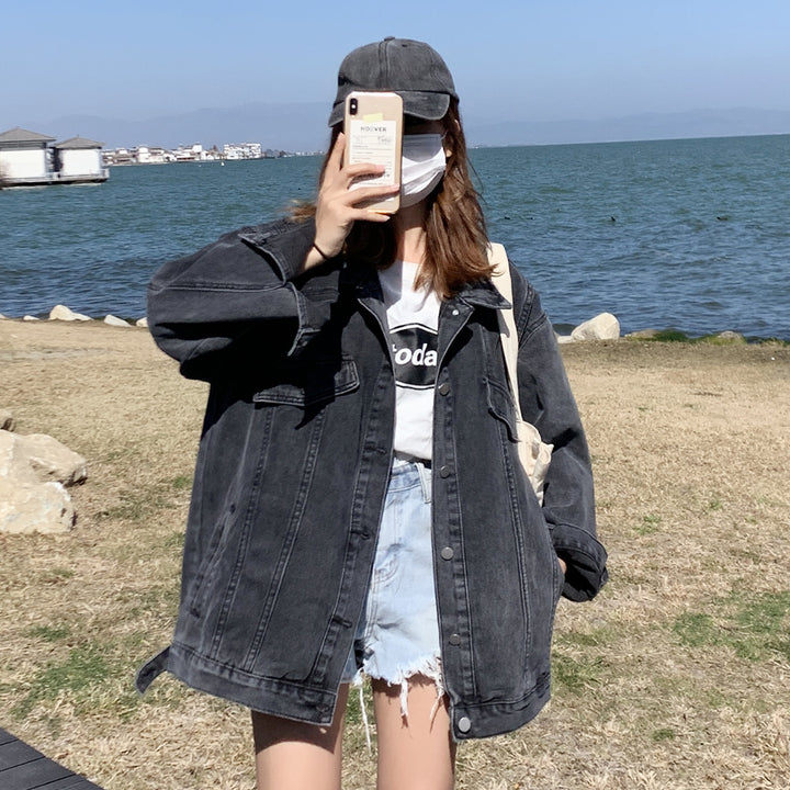 Women's Oversized Denim Jacket Skjora
