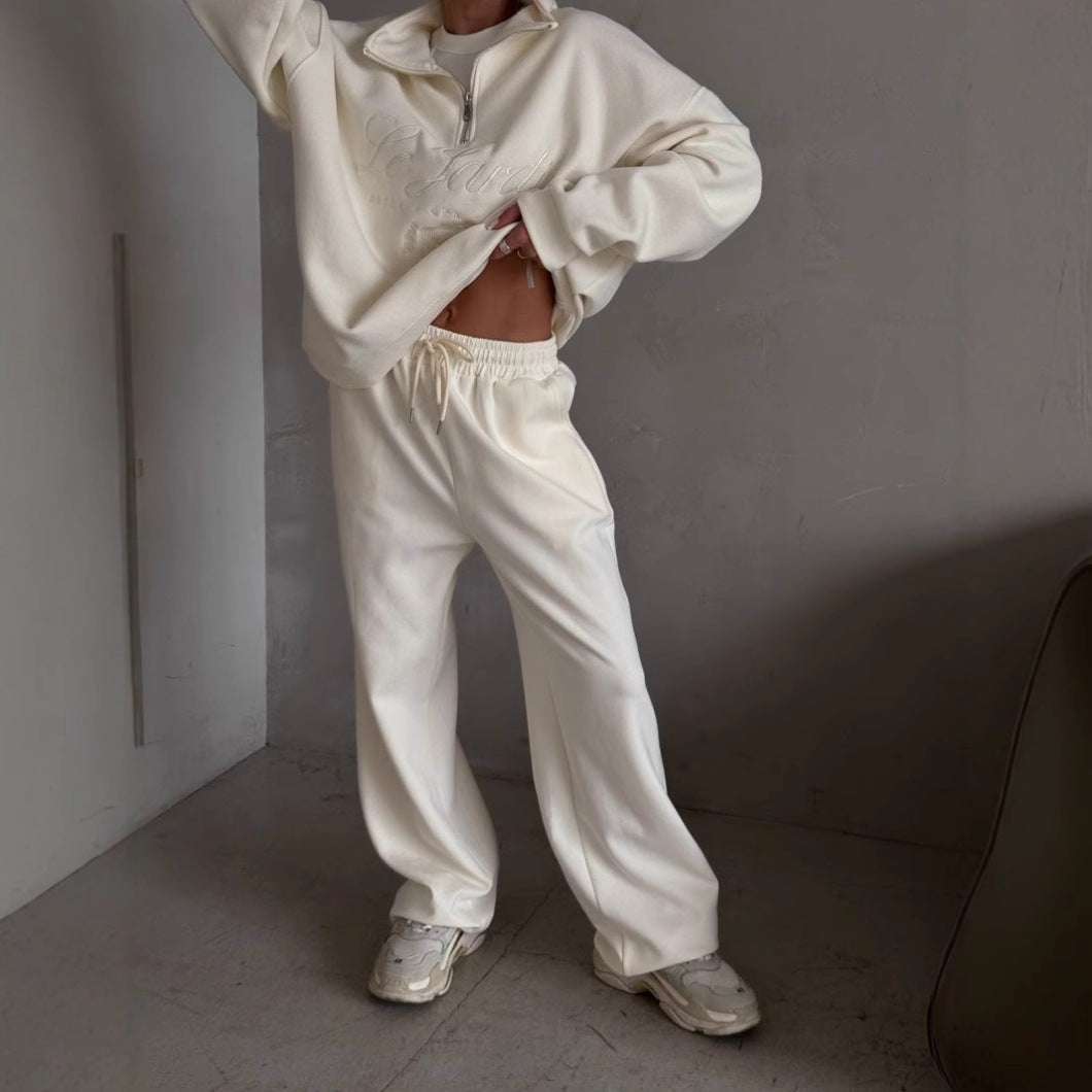 Dame sweatshirt og joggebukse sett Skjora