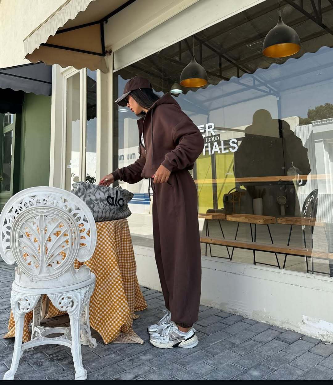 Damer Fleece Jumpsuit med Glidelås og Praktiske Lommer