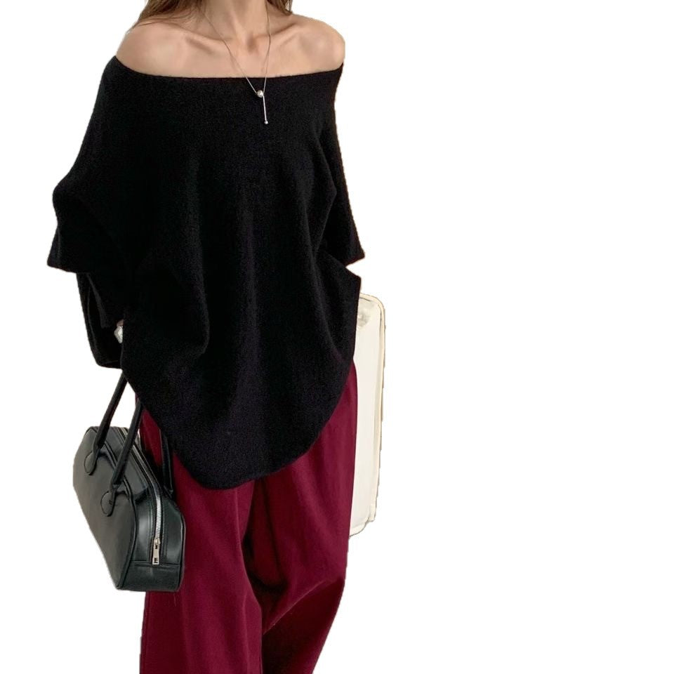 Kvinne oversized genser med stiligt, mykt stoff og avslappet snitt Skjora