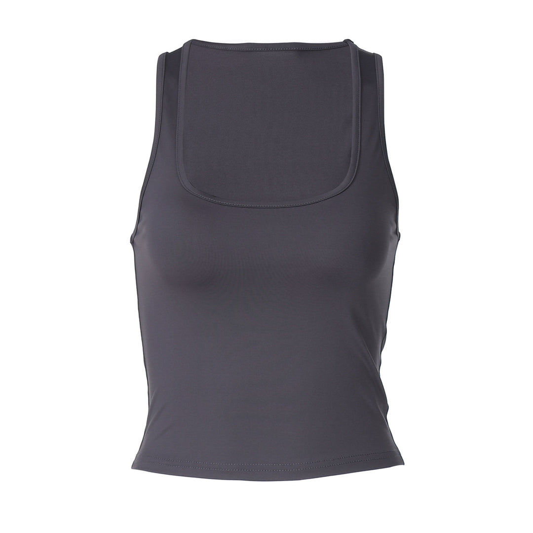 Damer sporty tanktop med brede stropper Skjora