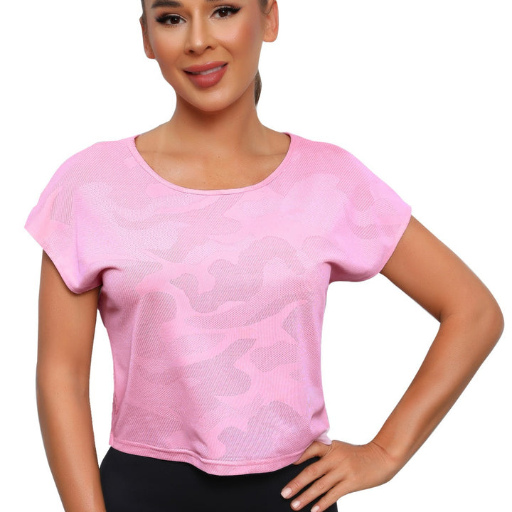 Damer Sporty Crop-Top med pustende nettstruktur Skjora