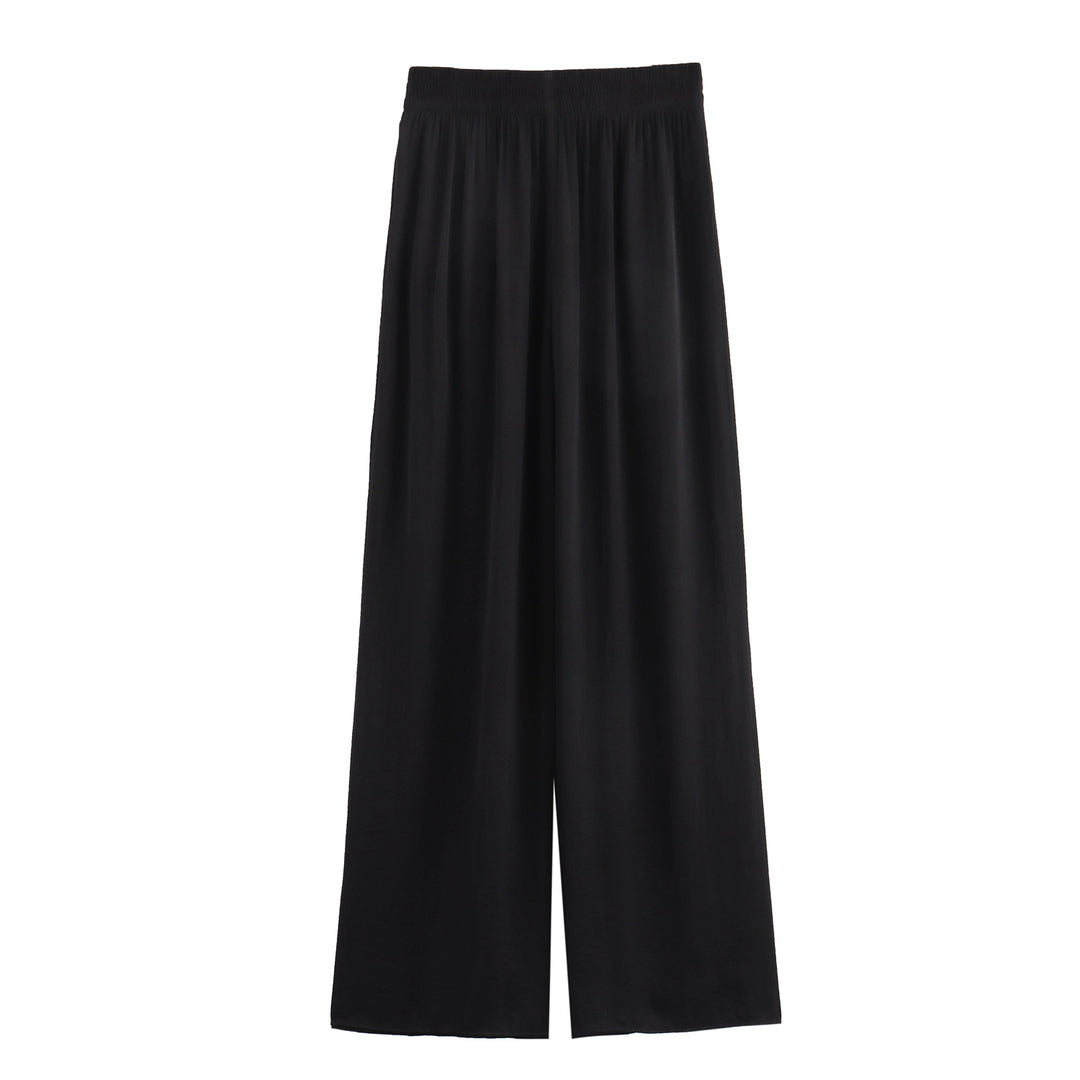 Damevidde Culotte med elastisk belte og flytende stoff Skjora