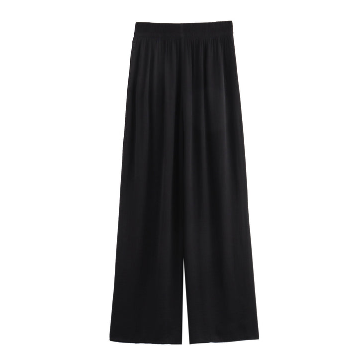 Damevidde Culotte med elastisk belte og flytende stoff Skjora