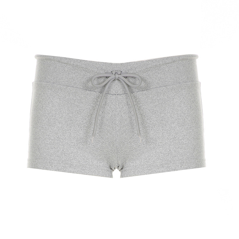 Dame Sporty Shorts med stjerneprint og elastisk strikk Skjora
