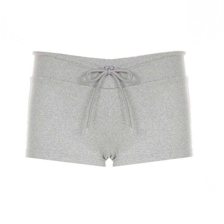 Dame Sporty Shorts med stjerneprint og elastisk strikk Skjora
